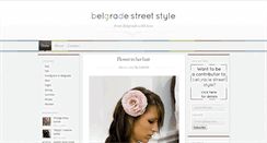 Desktop Screenshot of belgradestreetstyle.com
