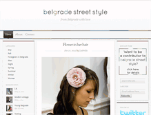 Tablet Screenshot of belgradestreetstyle.com